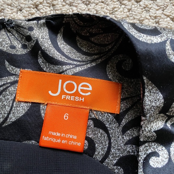 Beautiful retro print dress, with side pockets - Picture 6 of 8